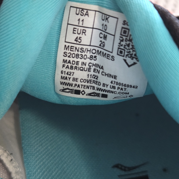 Saucony Men's Athletic Shoes - Gray and Teal - Picture 8 of 10